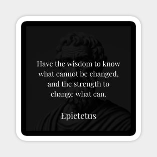 Epictetus's Counsel: Wisdom and Strength in the Face of Change Magnet