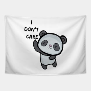 I DON'T CARE PANDA Tapestry