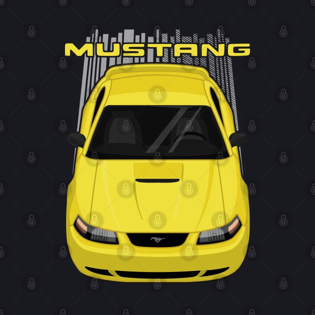 Mustang GT 1999 to 2004 SN95 New Edge - Yellow by V8social