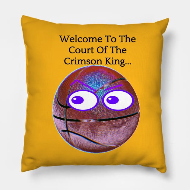 BASKETBALL SHIRT Pillow by PUNK ROCK DISGUISE SHOPPE