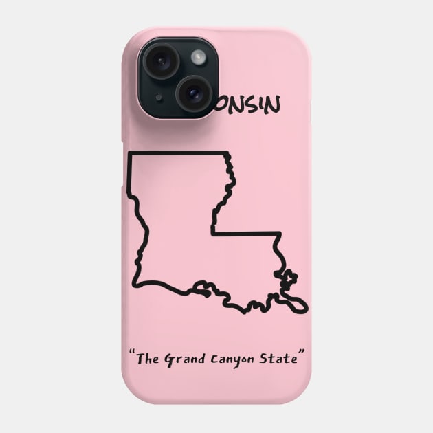Truly Wisconsin Phone Case by LP Designs