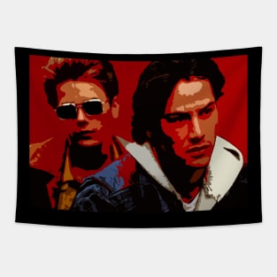 keanu reeves and river phoenix Tapestry