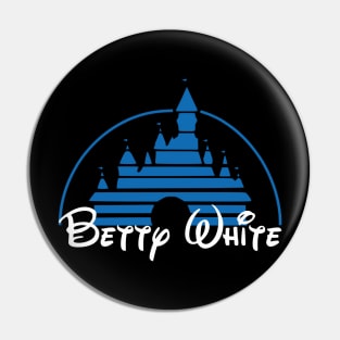 Betty White Castle (version b) Pin