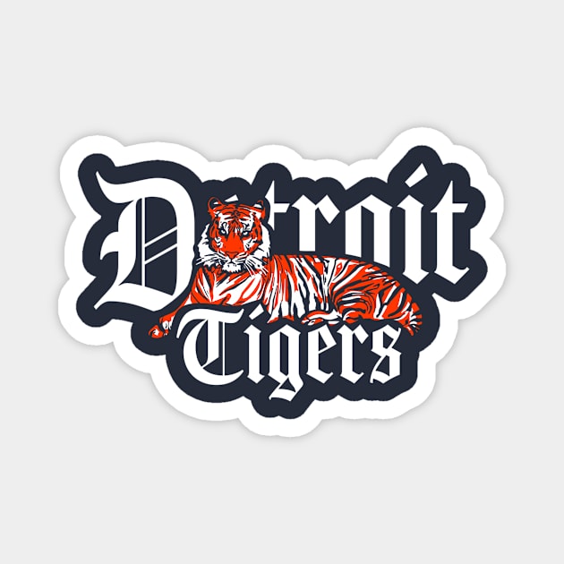 Tigers Magnet by Throwzack