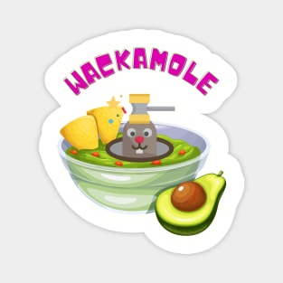 Guacamole wack a mole design Magnet