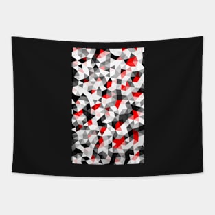 Crystals Triangular Mosaic Pattern Tapestry