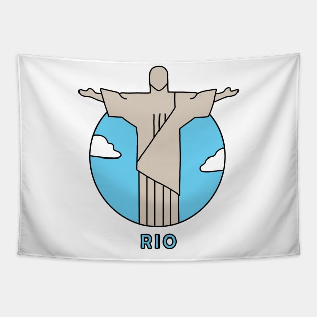 Rio De Janeiro Tapestry by valentinahramov