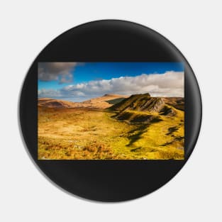 Bwlch Bryn-rhudd and Fan Gyhirych from Cribarth, Brecon Beacons National Park Pin