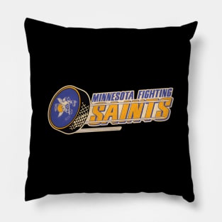 Minnesota Fighting Saints Hockey Team Pillow