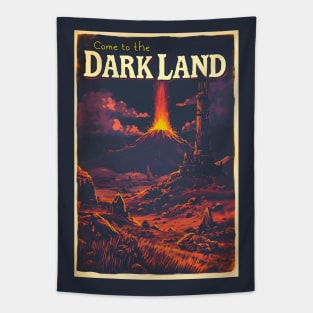 Come to the Dark Land - Vintage Travel Poster - Fantasy Tapestry