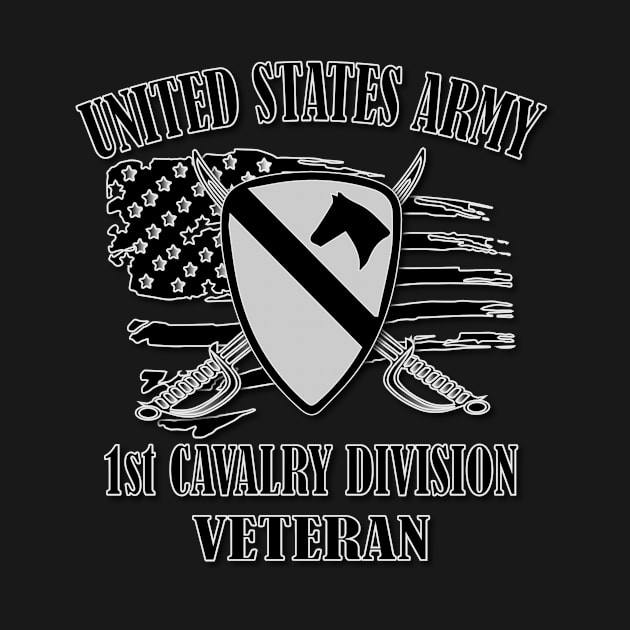 1st Cavalry Division- Veteran by Relaxed Lifestyle Products