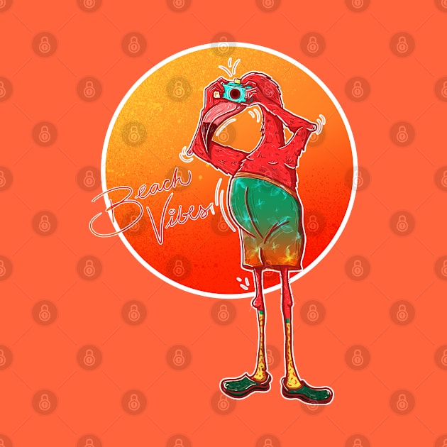 Flamingo by Chandscartoons