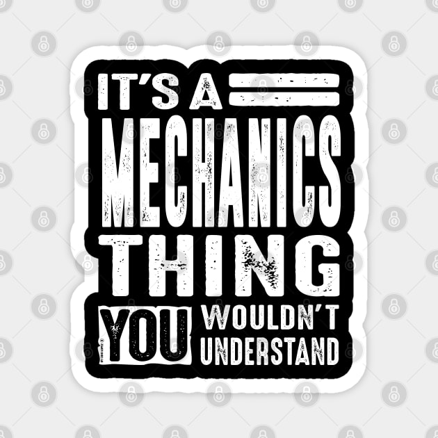 Mechanics Work Job Title Gift Magnet by cidolopez