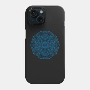 Blue mandala Phone Case