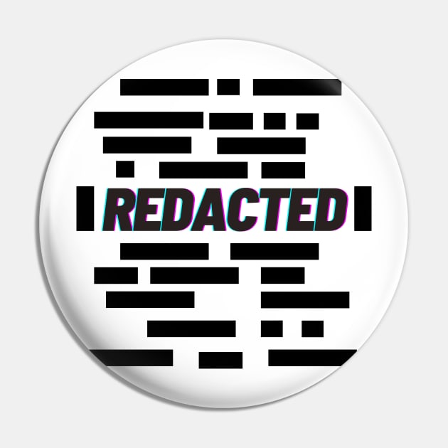 Redacted Pin by Awesome Writer Stuff