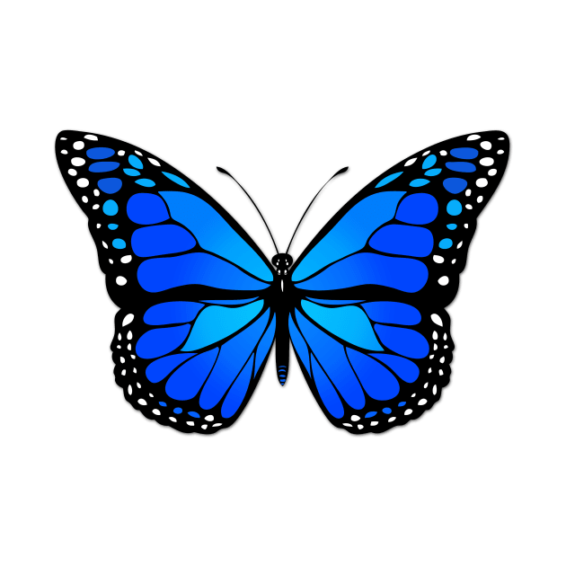 Blue butterfly by Gaspar Avila