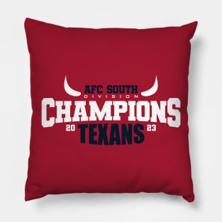 Houston AFC South Champions Pillow