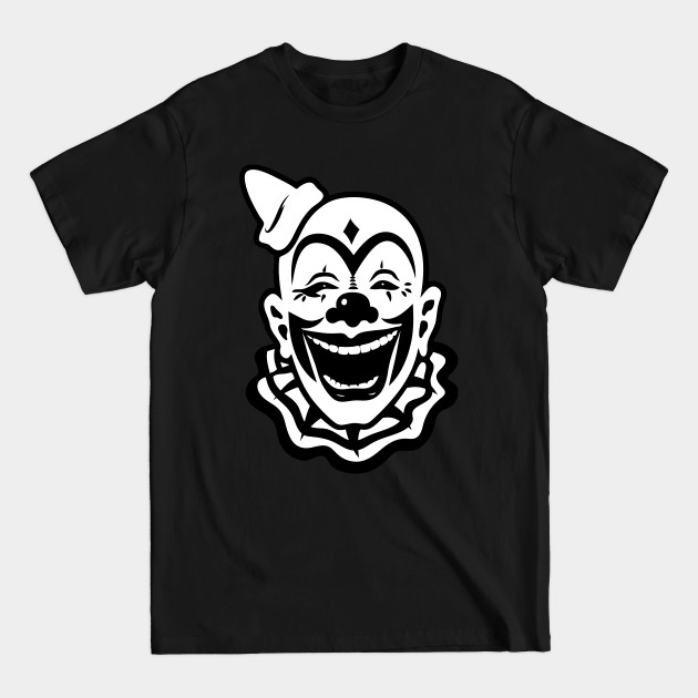 Monochrome Clown - Clowns - T-Shirt