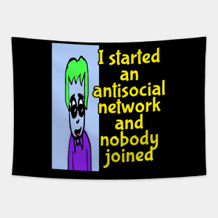 antisocial network tee Tapestry