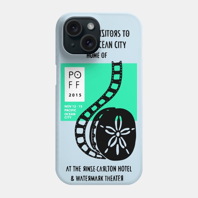 Pacific Ocean Film Festival Phone Case by SpartanCell