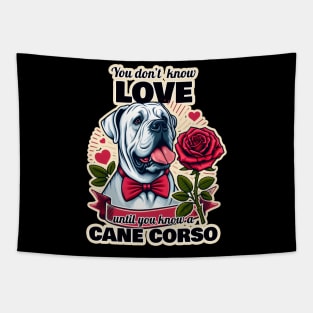 Cane Corso Valentine's day Tapestry