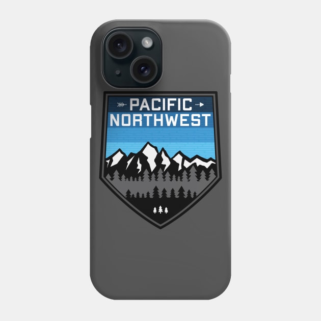 PNW Badge Phone Case by happysquatch