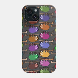 Colorful and Cute Hanging Sloth Pattern Phone Case