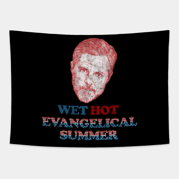 Wet Hot Evangelical Summer Tapestry by karutees