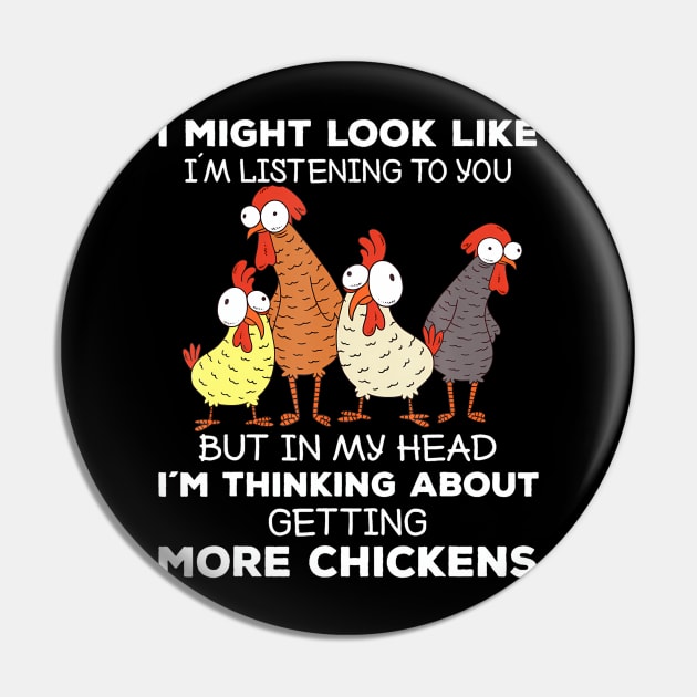 I Am Thinking About Getting More Chickens Farming Farmer Pin by vulanstore