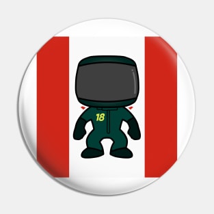 Lance Stroll Custom Bobblehead - Flag Edition 2021 Season Pin