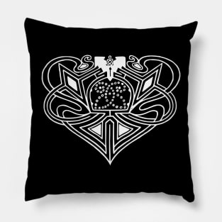 Vintage Celtic Heart Pillow