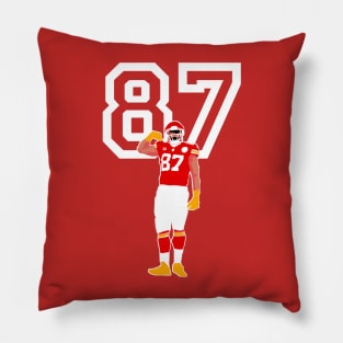 Travis Kelce 87 KC Chiefs Pillow