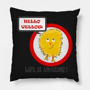 Hello Yellow Amazing Life Dusty Rag Doll Pillow