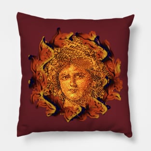 Mona Lisa Mosaic Pillow