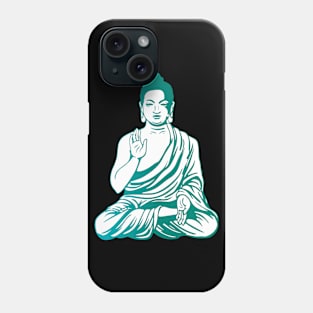 Buddha (aquamarine) Phone Case