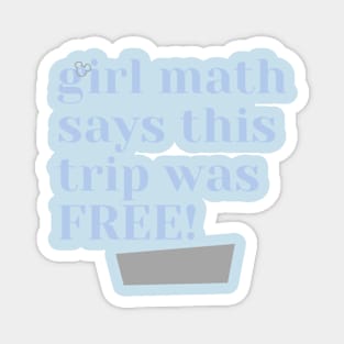 Girl Math Magnet