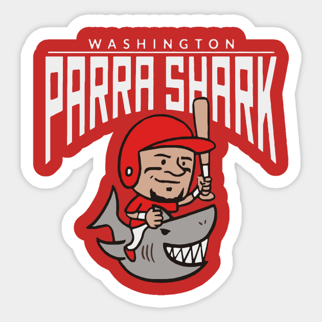 Funny Gerardo Parra Shark Washington Nationals - Funny ...
