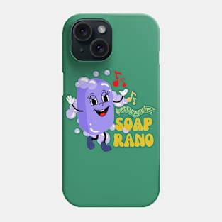 Soaprano Retro Soap Mascot Soprano Phone Case