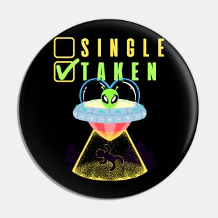 Alien Valentines Pin