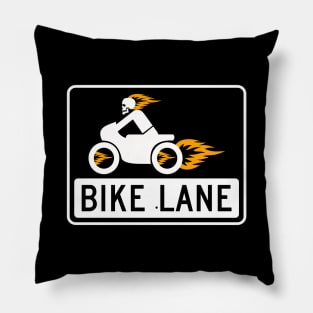 Bike Lane Pillow