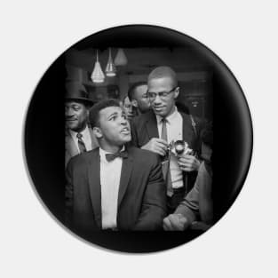 Muhammad Ali & Malcom X Pin