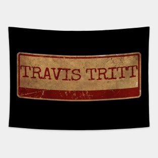 Aliska text red gold retro Travis Tritt Tapestry