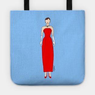 Funny Face RED dress Tote