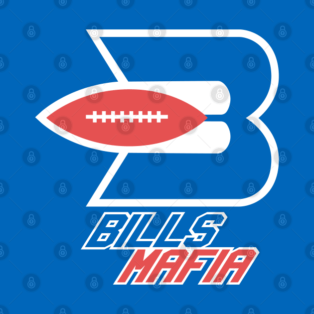 Bills Mafia Braves Logo by Carl Cordes