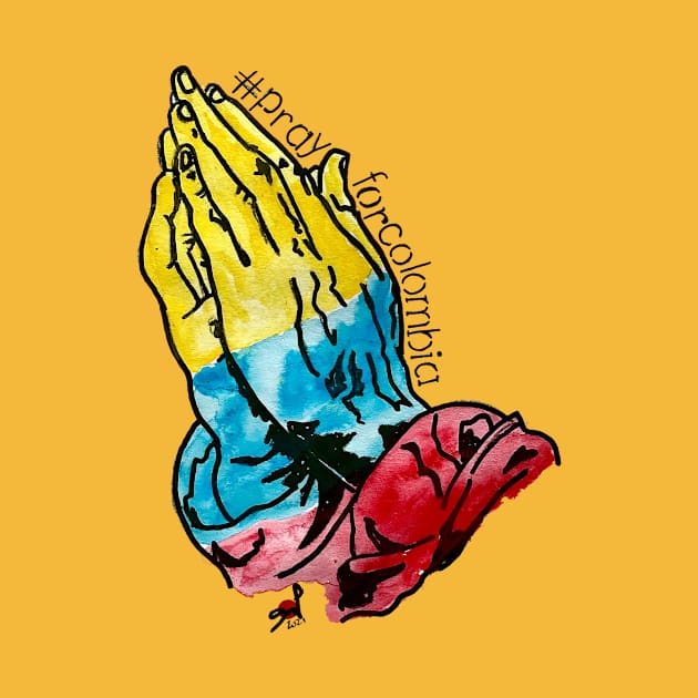 Pray for Colombia by Love Gives Art
