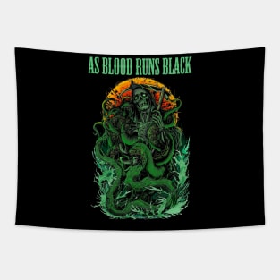 AS BLOOD RUNS BLACK BAND MERCHANDISE Tapestry