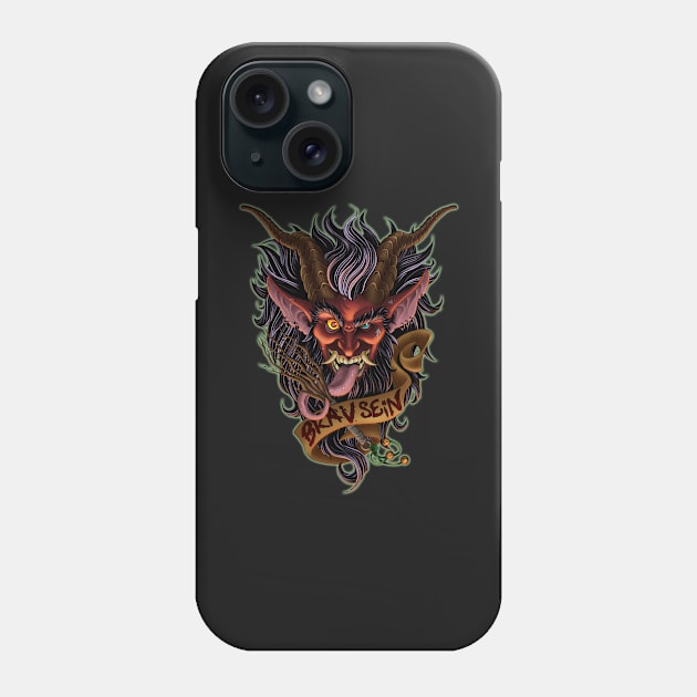 Krampus Phone Case by Krampussy