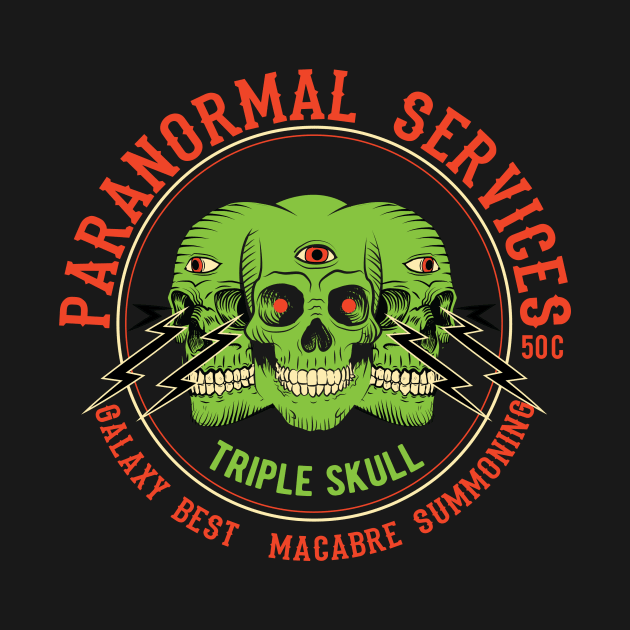 Triple Skull Paranormal Services by TOKEBI