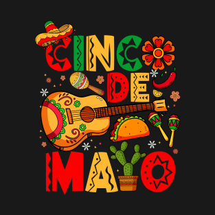 Cinco De Mayo Fiesta Surprise Camisa 5 De Mayo Viva Mexico T-Shirt