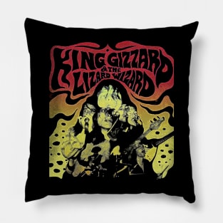 King Music Rock band Vintage Pillow